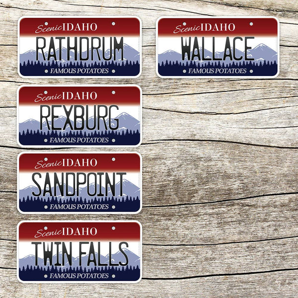 Idaho License Plate Stickers - MOUNTAIN HOME