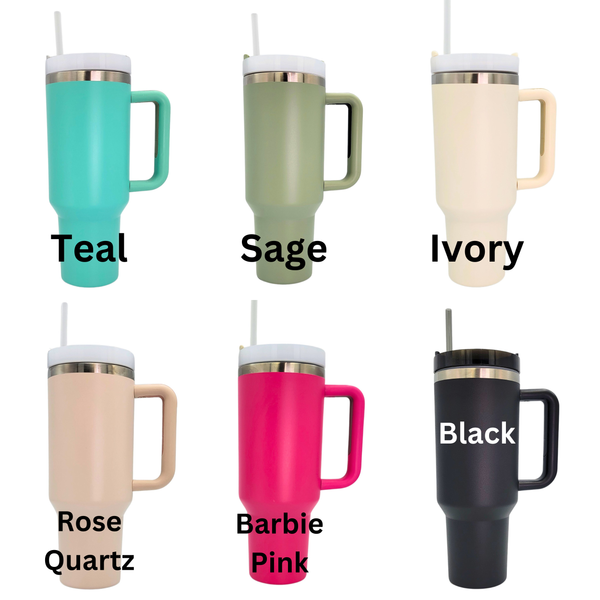 Driftless Studios - 40 Oz. Mom Of Boys Mothers Day Mug - Handled Tumbler: Sage