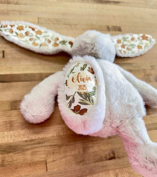 Personalized Printed Easter Bunny-  TAUPE