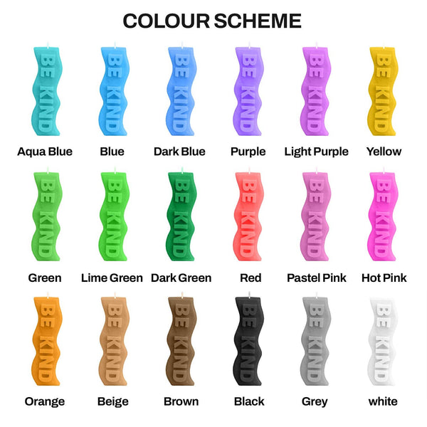 Candle Lume - Be Kind Pillar Candle: Yellow