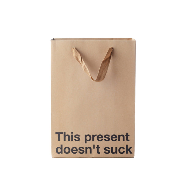 "This present doesn't suck" Gift Bag