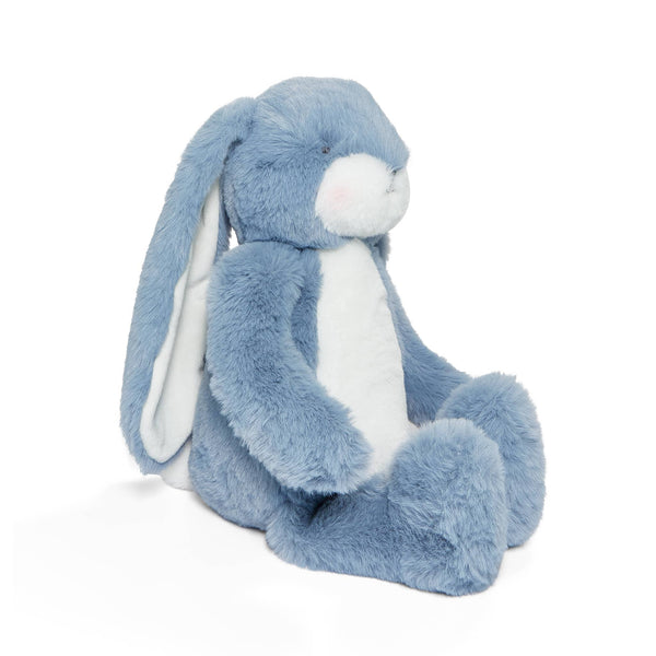 Personalized Bunnies By the Bay - Little Nibble 12" Floppy Bunny - Blue (Lavender Lustre)