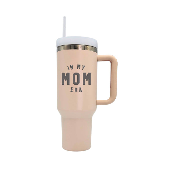 Driftless Studios - 40 Oz. In My Mom Era Mothers Day Gift - Engraved Handled Mug