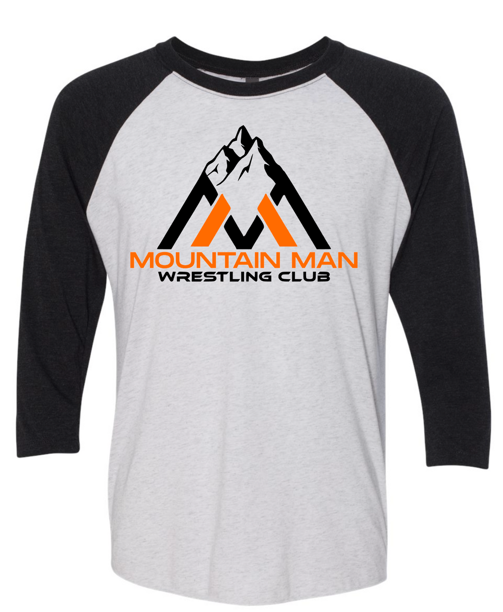 MOUNTAIN MAN WRESTLING LOGO RAGLAN TheTinyCloset