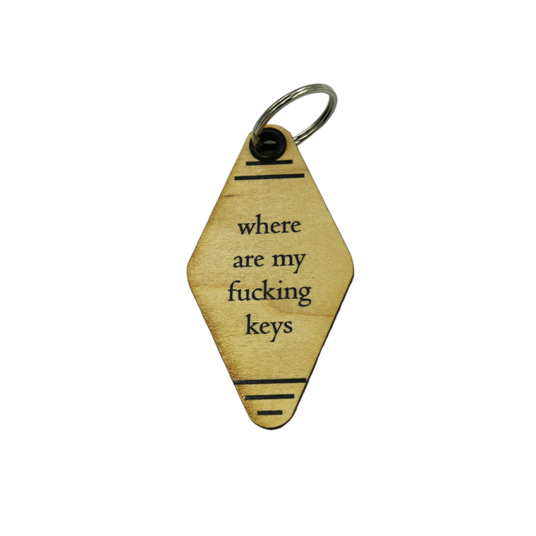 Funny Keychains Where Are My F***ing Keys TheTinyCloset
