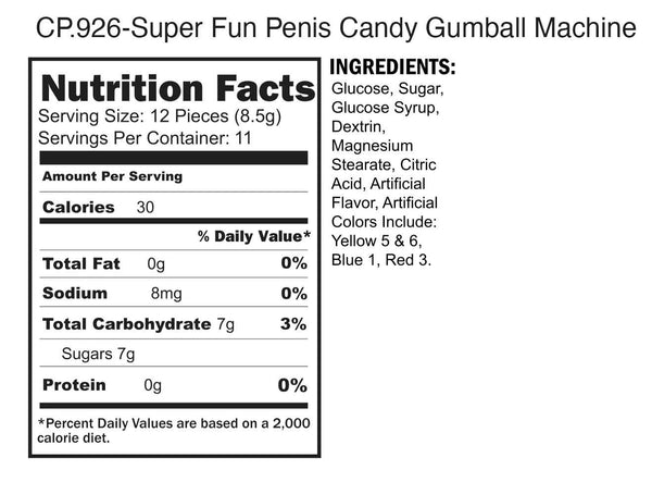 Little Genie Productions -Super Fun Penis Candy Machine