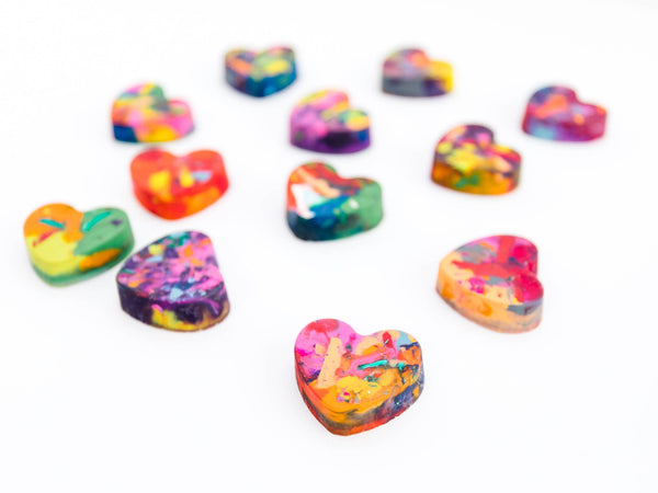 Art 2 the Extreme® - The Original Rainbow Crayon® - Mini Heart Original Rainbow Crayon® Boxed Set of 4