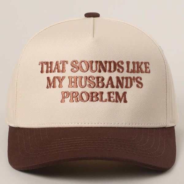 Fashion City - THAT SOUNDS LIKE..Embroidered Two-Tone Trucker Hat