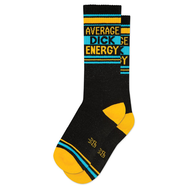 Gumball Poodle - Average Dick Energy Gym Crew Socks