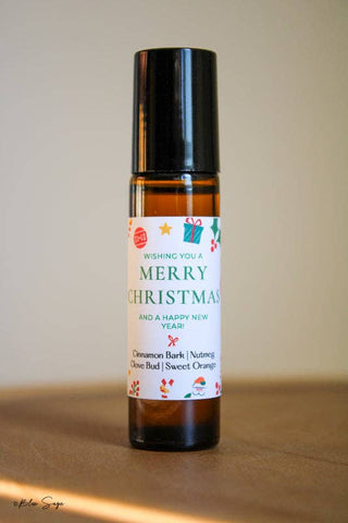 Blue Sage - 'Merry Christmas, and a Happy New Year' | Essential Oil Roll