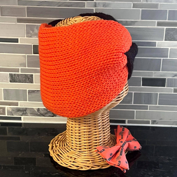 The Pawfect Accessory - Tiger Stripe Knit Twist Headband | Cincinnati Team Spirit