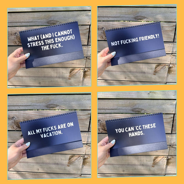 Corporate Snark - Zero F*cks Given Work Mood Desk Flip Sign