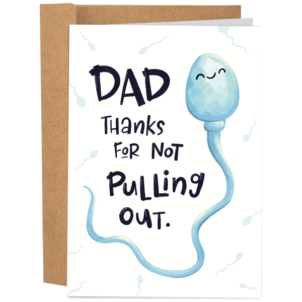 Pulling Out | Funny Father's Day Card