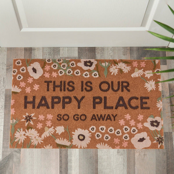 Primitives by Kathy - Our Happy Place So Go Away Rug