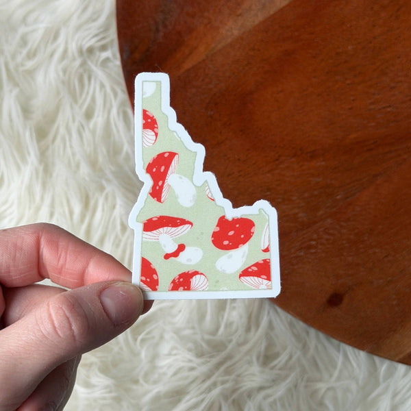 Big Moods - Idaho Mushroom Pattern Sticker