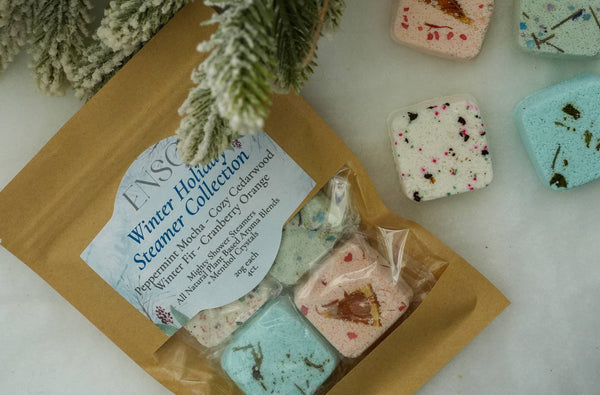 Enso Naturals - Holiday Shower Steamers - Winter Christmas Pack Stockings