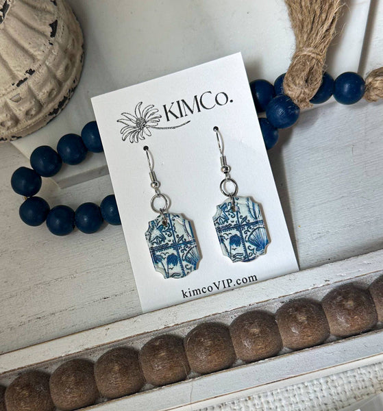 KIMCo. - Polymer Clay Earrings - Beach/Nautical/Coastal