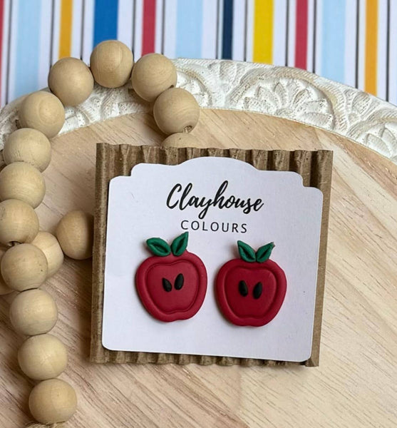 Clayhouse Colours - School Studs |  Teacher Earrings