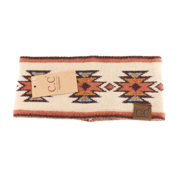 C.C Beanie - Southwestern Pattern Head Wrap HWE0030