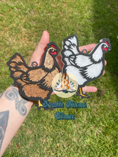 South Texas Siren - Chicken Car Freshie