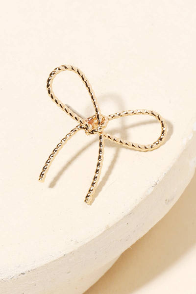 Anarchy Street - BOW Ribbon Post Earrings