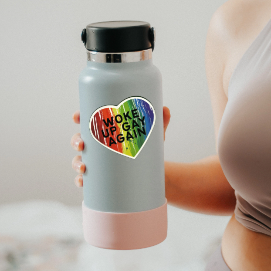 As Told By Ellie - Woke Up Gay Again Sticker