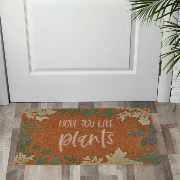 Primitives by Kathy - Hope You Like Plants Rug