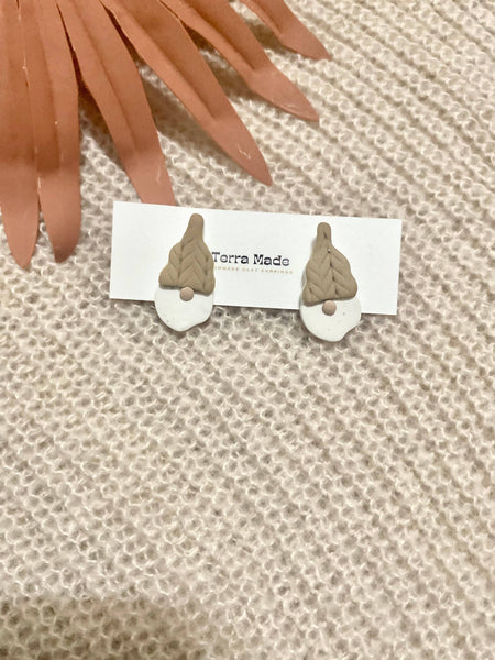 Terra Made - Gnome stud earrings