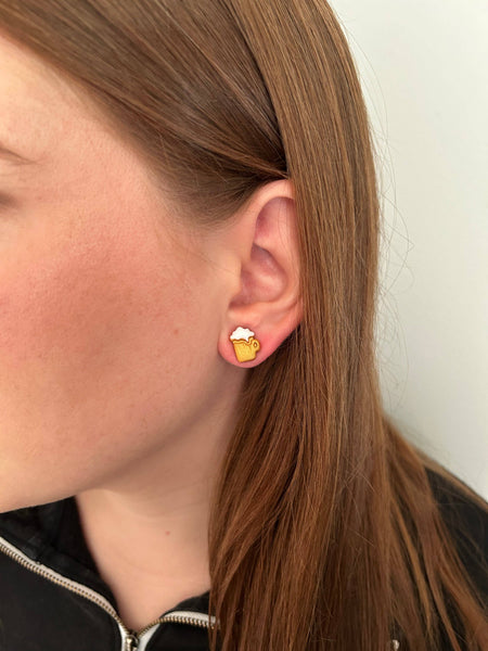 Mellow Dove Designs - St. Patrick's Day Studs | Unique Clay Earrings