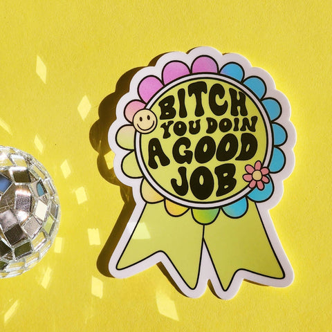 Luxe Trauma - You doing a good job sticker hydroflask planner