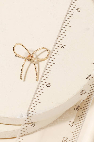 Anarchy Street - BOW Ribbon Post Earrings