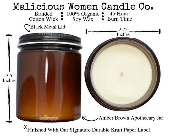 Malicious Women Candle Co - Pregnant Af - Scent: Shea Butter & Almond