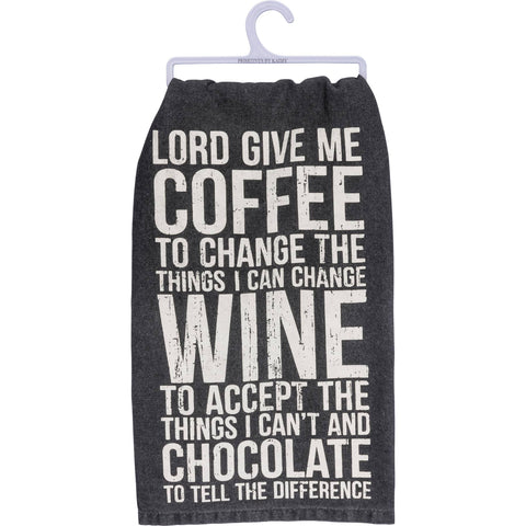 Primitives by Kathy - Give Me Coffee To Change Kitchen Towel