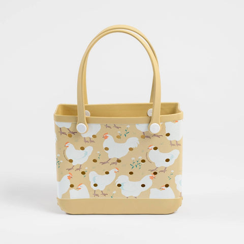 American Farm Company - Spring Chicken Mini Beach Rubber Tote Bag