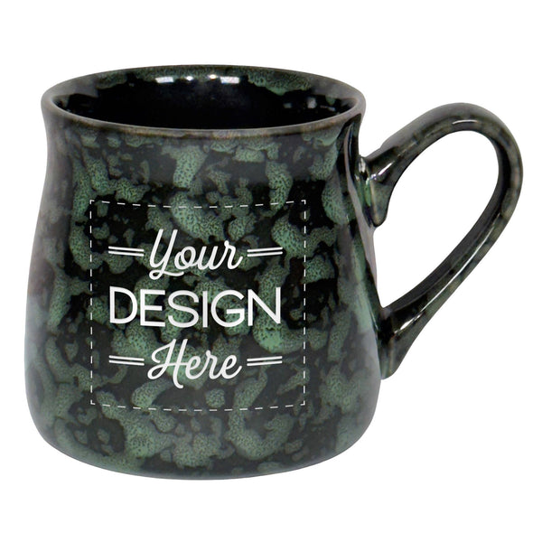 Susquehanna Glass Company - Custom Artwork Paris Tavern Mug - Green Camo, Blue Camo