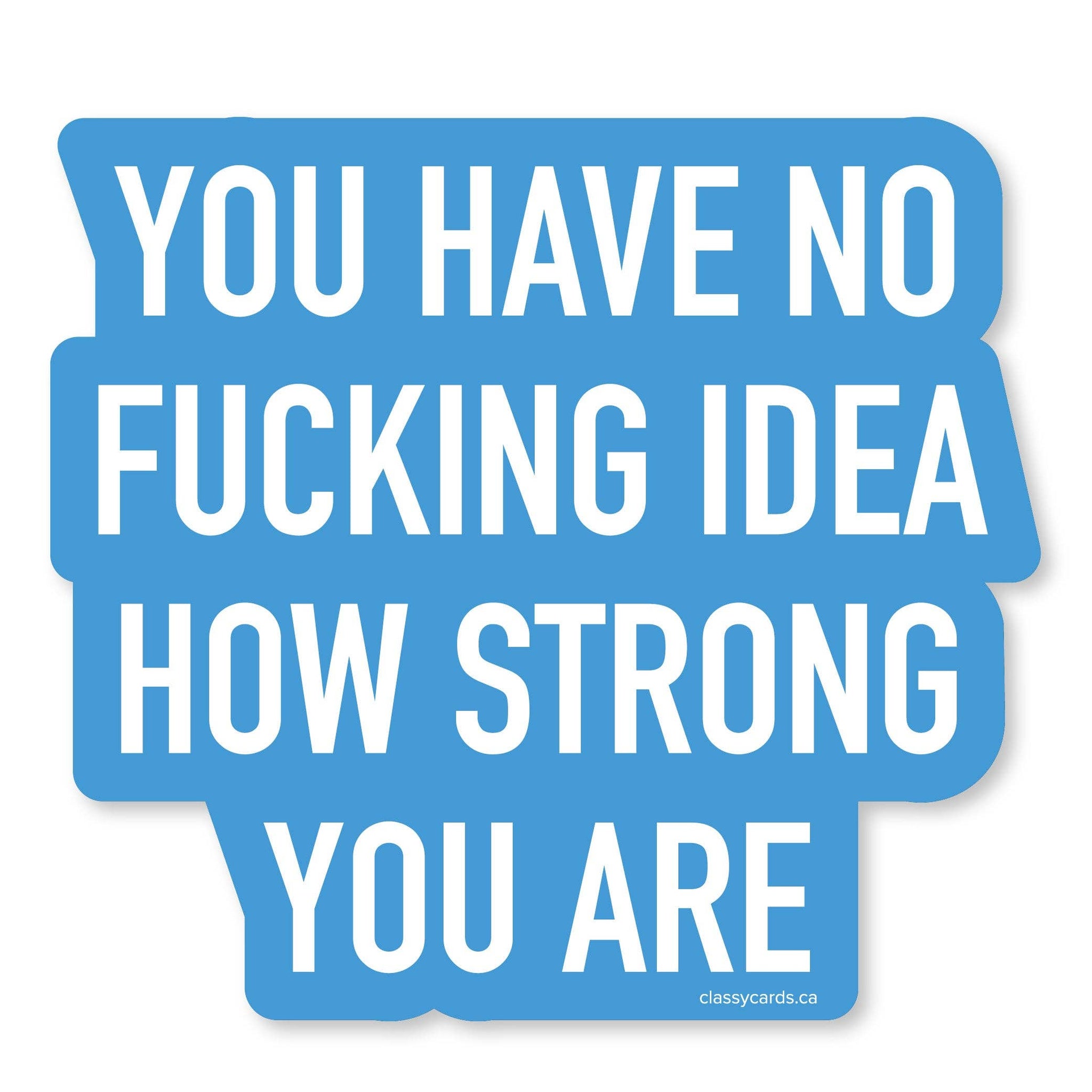 Classy Cards Creative - Strong Vinyl Sticker