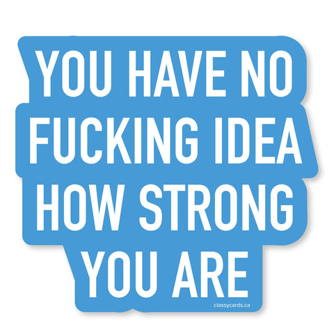 Classy Cards Creative - Strong Vinyl Sticker
