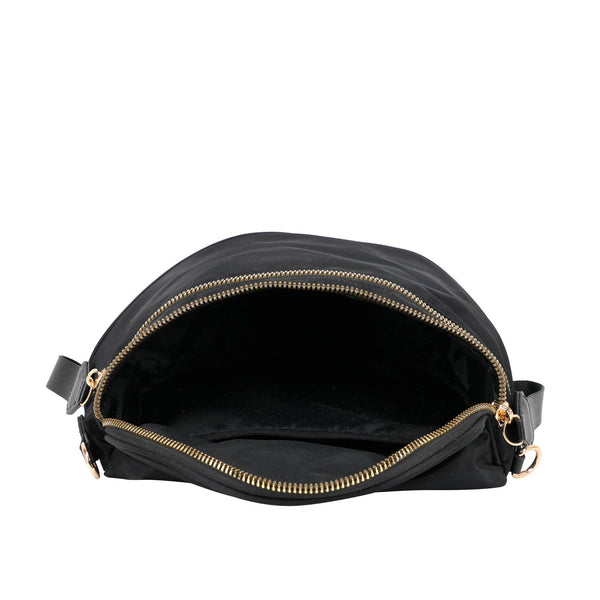 Paulina Nylon Waterproof Multi-Compartment 10" Crossbody Bag