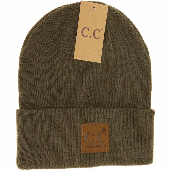 C.C Beanie - Unisex Classic Oversized Logo CC Beanie HTM1