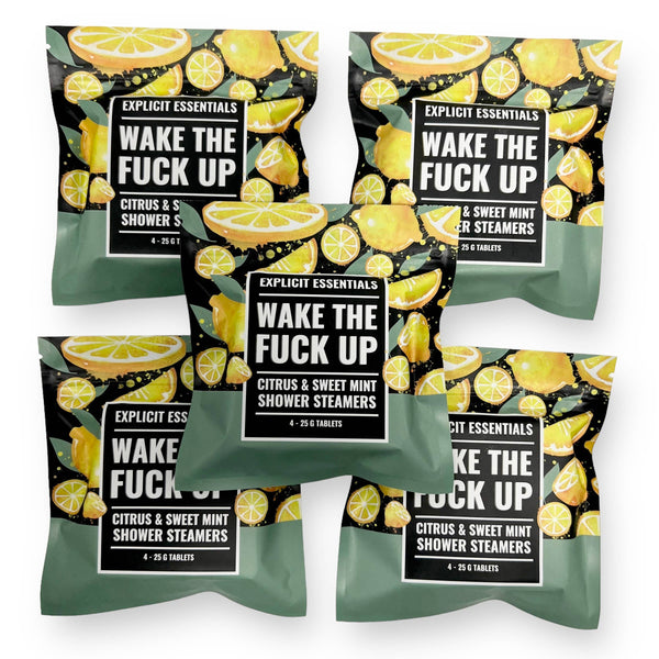 Explicit Essentials - Wake The Fuck Up Shower Steamers