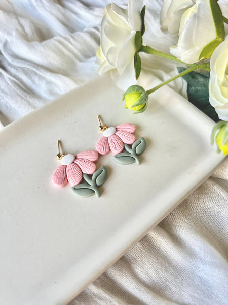 SeizeTheClayJewelry - Flower Clay Earrings, Daisy Clay Earrings, Floral Earrings