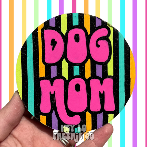 Hey Lo Freshie Co - Striped Dog Mom | Car Freshie
