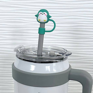 iconic mi - Straw Cover Penguin 10mm