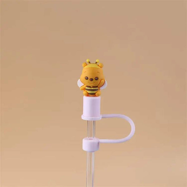 iconic mi - Straw Cover Bumble Bee Bear 10mm
