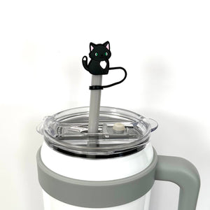 iconic mi - Straw Cover Black Cat 10mm