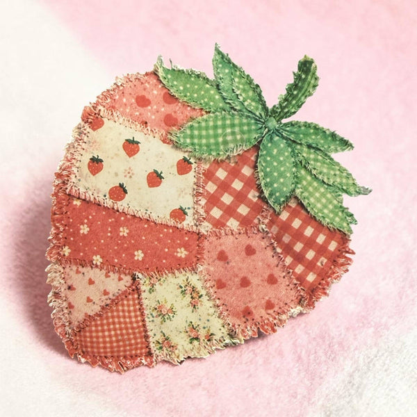 Bug and Bean Freshies - Strawberry Patchwork Freshie