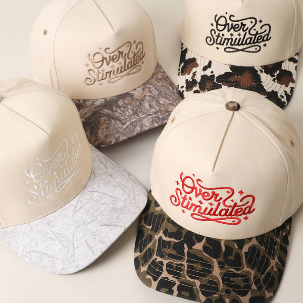 Fashion City - Over Stimulated Embroidered Two-Tone Trucker Hat