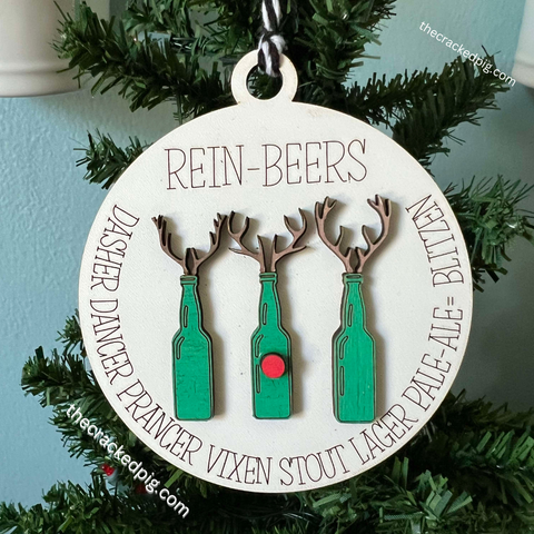 The Cracked Pig - Rein Beers Ornament