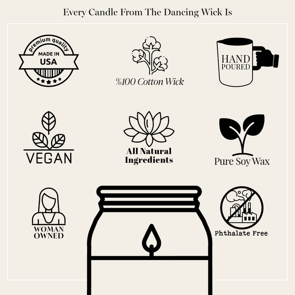 THE DANCING WICK CANDLES - Thanks for Putting Up With My Kid | Amber Jar Candle