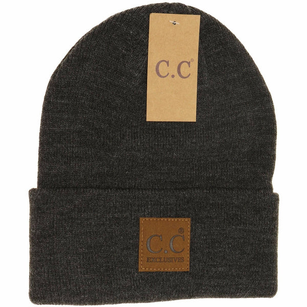 C.C Beanie - Unisex Classic Oversized Logo CC Beanie HTM1